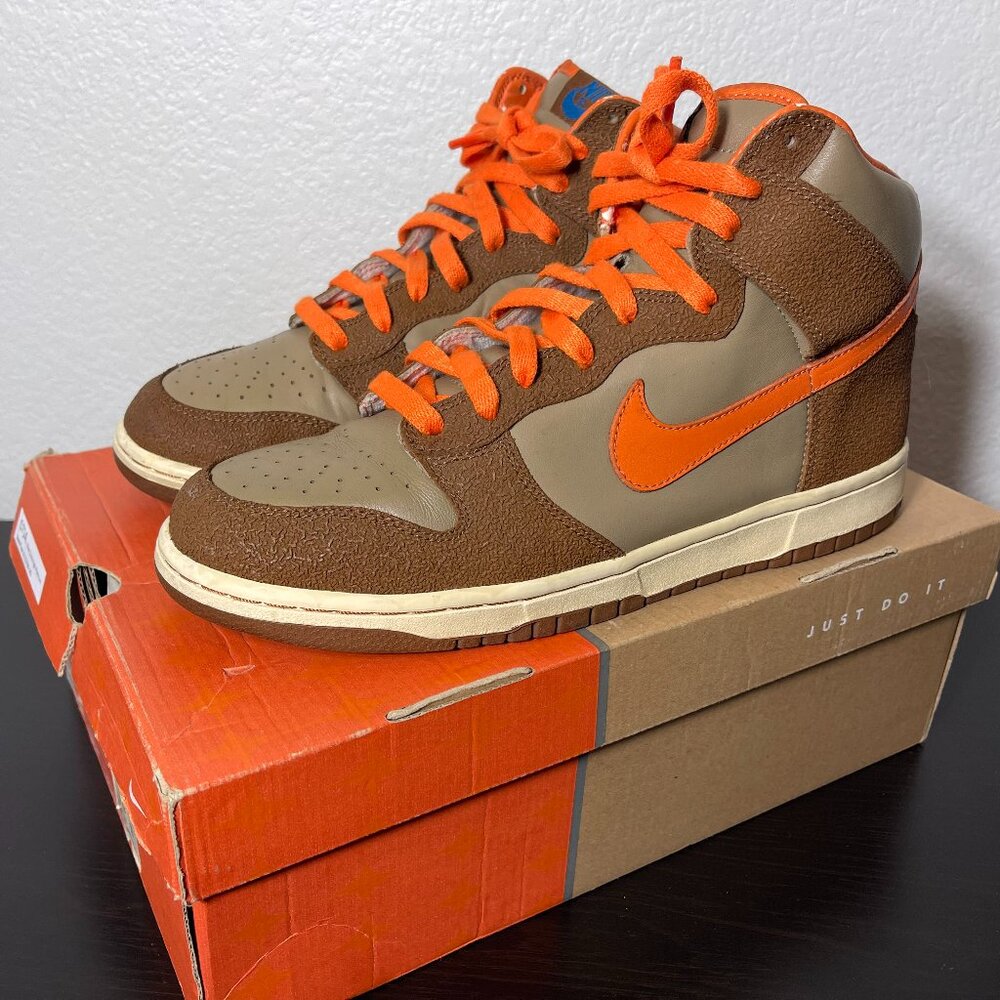 Nike Dunk High Fantastic Four BeechTree Orange Blaze Men’s US 10 312786-281
